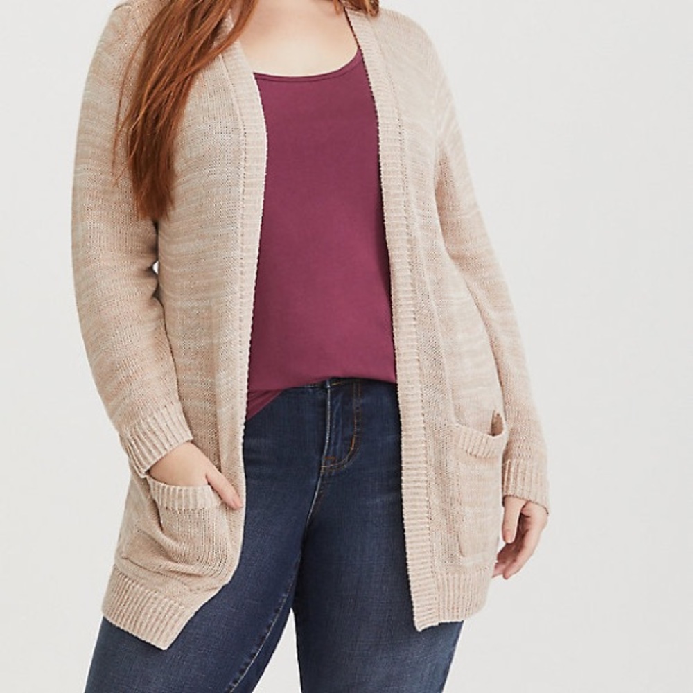 Torrid sz 2x brown cardigan